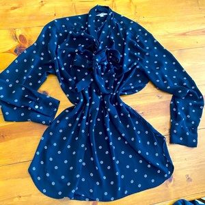 Polka Dot Ann Taylor Blouse